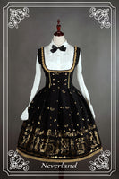 Swan Lake ~ Thick Velvet Lolita Jumper Skirt for Girl Short Skirt