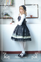 Mystery Arabian Night Printed Sleeveless Lolita Jumper Skirt for Girl