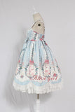 Cage in Dream ~ Sweet Lolita JSK Dress Printed Sleeveless Party Dress by Alice Girl ~ Pre-order