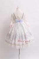 Returning Crane ~ Printed Kimono Style Lolita JSK Dress by Alice Girl ~ Pre-order