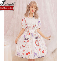 The Little Devil ~ Short Sleeve Lolita OP Dress by Magic Tea Party ~ Pre-order