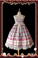Sweet Strawberry ~ Sweet Printed Lolita Casual Dress by Infanta