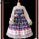 Sweet Strawberry ~ Sweet Printed Lolita Casual Dress by Infanta