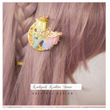 Sweet Mori Girl Hairpins & Brooches Lovely Resin Unicorn Hair Clip & Brooch