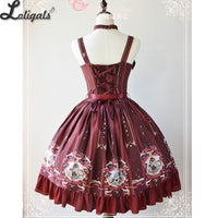 Bedtime Book ~ Sweet Printed Long Sleeve Lolita Dress by Magic Tea Party