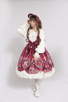 Cage in Dream ~ Sweet Lolita JSK Dress Printed Sleeveless Party Dress by Alice Girl ~ Pre-order