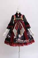 Returning Crane ~ Printed Kimono Style Lolita JSK Dress by Alice Girl ~ Pre-order