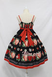 Sweet Strawberry Printed Lolita Casual JSK Dress Summer Midi Dress by Alice Girl Pre-order