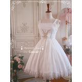 Casual White Short Petticoat 8m A line under Skirt Lolita Pettiskirt