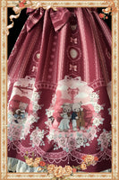 Dating Bears ~ Sweet Printed Lolita Dress Sleeveless Knee Length Dress by Infanta
