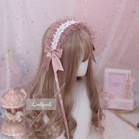 Sweet Mori Girl Lolita Headband Lace Headdress