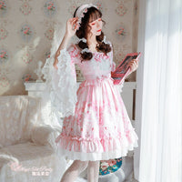 Swan Lake ~ Sweet Flare Sleeve Lolita Party Dress by Magic Tea Party