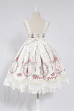 Cage in Dream ~ Sweet Lolita JSK Dress Printed Sleeveless Party Dress by Alice Girl ~ Pre-order