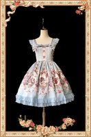 Sweet Cinderella Printed Lolita Mini JSK Dress Casual Short Dress by Infanta