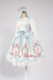 Cage in Dream ~ Sweet Lolita JSK Dress Printed Sleeveless Party Dress by Alice Girl ~ Pre-order