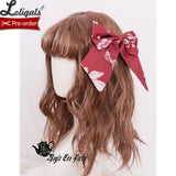 Chocolate Bunny ~ Sweet Lolita Hair Bow Hairpin by Magic Tea Party ~ Pre-order