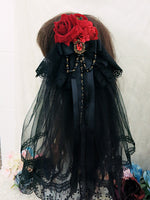 Gothic Lolita Headpiece W. Veil