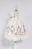 Cage in Dream ~ Sweet Lolita JSK Dress Printed Sleeveless Party Dress by Alice Girl ~ Pre-order