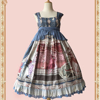 Opera House ~ Sweet Printed High Waisted Lolita JSK Dress by Infanta
