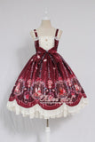 Cage in Dream ~ Sweet Lolita JSK Dress Printed Sleeveless Party Dress by Alice Girl ~ Pre-order