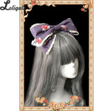 The Owl ~ Sweet Printed Lolita Detachable Collar / Head Bow by Infanta