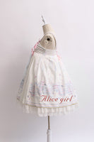 Returning Crane ~ Printed Kimono Style Lolita JSK Dress by Alice Girl ~ Pre-order