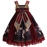 Returning Crane ~ Printed Kimono Style Lolita JSK Dress by Alice Girl ~ Pre-order