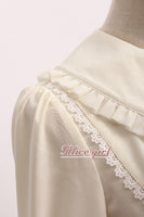 Vintage Women's Top Sweet Peter Pan Collar Lolita Blouse by Alice Girl ~ Pre-order