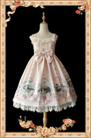 Dating Bears ~ Sweet Printed Lolita Dress Sleeveless Knee Length Dress by Infanta