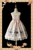 Dating Bears ~ Sweet Printed Lolita Dress Sleeveless Knee Length Dress by Infanta