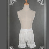 Sweet Cotton Lolita Shorts/Bloomers with Lace Trimming