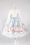 Cage in Dream ~ Sweet Lolita JSK Dress Printed Sleeveless Party Dress by Alice Girl ~ Pre-order