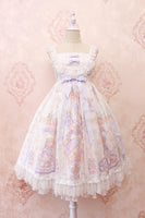 Sweet Lolita Casual Dress ~Angel's Book Printed Midi Dress by Alice Girl ~ Pre-order