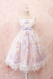 Sweet Lolita Casual Dress ~Angel's Book Printed Midi Dress by Alice Girl ~ Pre-order