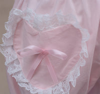 Sweet Women's Lolita Bloomer Elastic Waist Cosplay Shorts with Heart Shaped Pocket