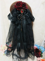 Gothic Lolita Headpiece W. Veil