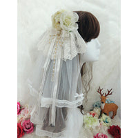 Gothic Lolita Headpiece W. Veil