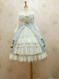 New Lolita JSK Dress Sweet Crystal Rabbit Series Chiffon Dress By Yiliya