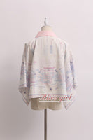 Returning Crane ~ Printed Kimono Cardigan Lolita Blouse by Alice Girl ~ Pre-order