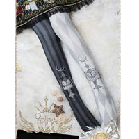 Women's Thigh High Stockings Mignight Circus ~ Lolita Printed Long Stockings