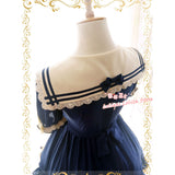 Classic Sailor Style Short Sleeve Lolita Dress by Strawberry Witch