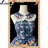 The Owl ~ Sweet Printed Lolita Detachable Collar / Head Bow by Infanta