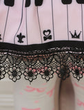 Sweet Lolita Short Skirt Cute Piano Key and Melody Printed Summer Skirt for Women