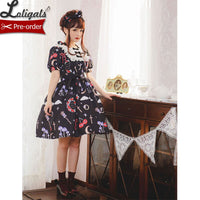 The Little Devil ~ Short Sleeve Lolita OP Dress by Magic Tea Party ~ Pre-order