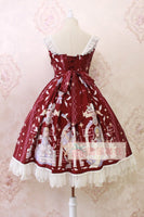 Sweet Lolita Casual Dress ~Angel's Book Printed Midi Dress by Alice Girl ~ Pre-order