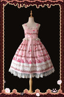 Sweet Strawberry ~ Sweet Printed Lolita Casual Dress by Infanta