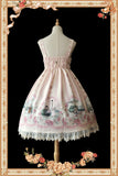 Dating Bears ~ Sweet Printed Lolita Dress Sleeveless Knee Length Dress by Infanta