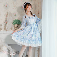 Swan Lake ~ Sweet Flare Sleeve Lolita Party Dress by Magic Tea Party