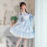 Swan Lake ~ Sweet Flare Sleeve Lolita Party Dress by Magic Tea Party