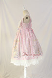Sweet Lolita Casual Dress ~Angel's Book Printed Midi Dress by Alice Girl ~ Pre-order